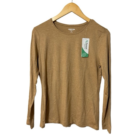 Lands' End Tops Lands End Shaped Fit Long Sleeve Teem Petite Poshmark